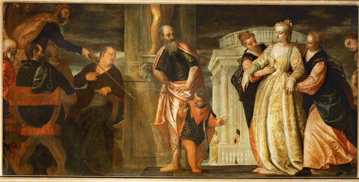 Esther before Ahasuerus by (1528-88) Veronese