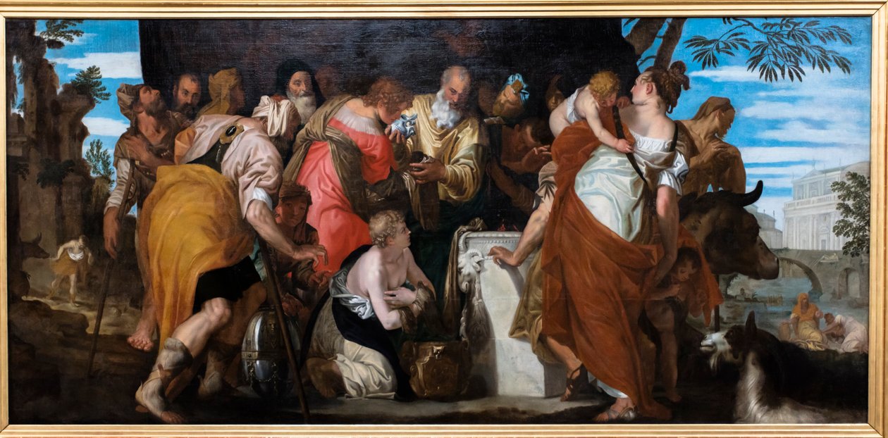 The Coronation of King David by (1528-88) Veronese