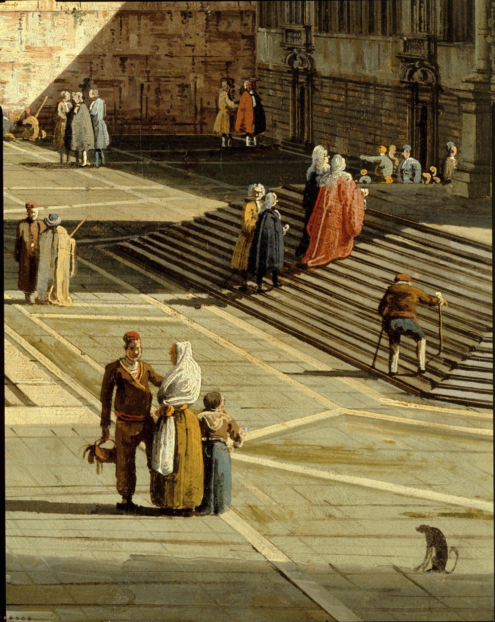 The Entrance of the Grand Canal and the Church of the Salute by (1697-1768) Canaletto