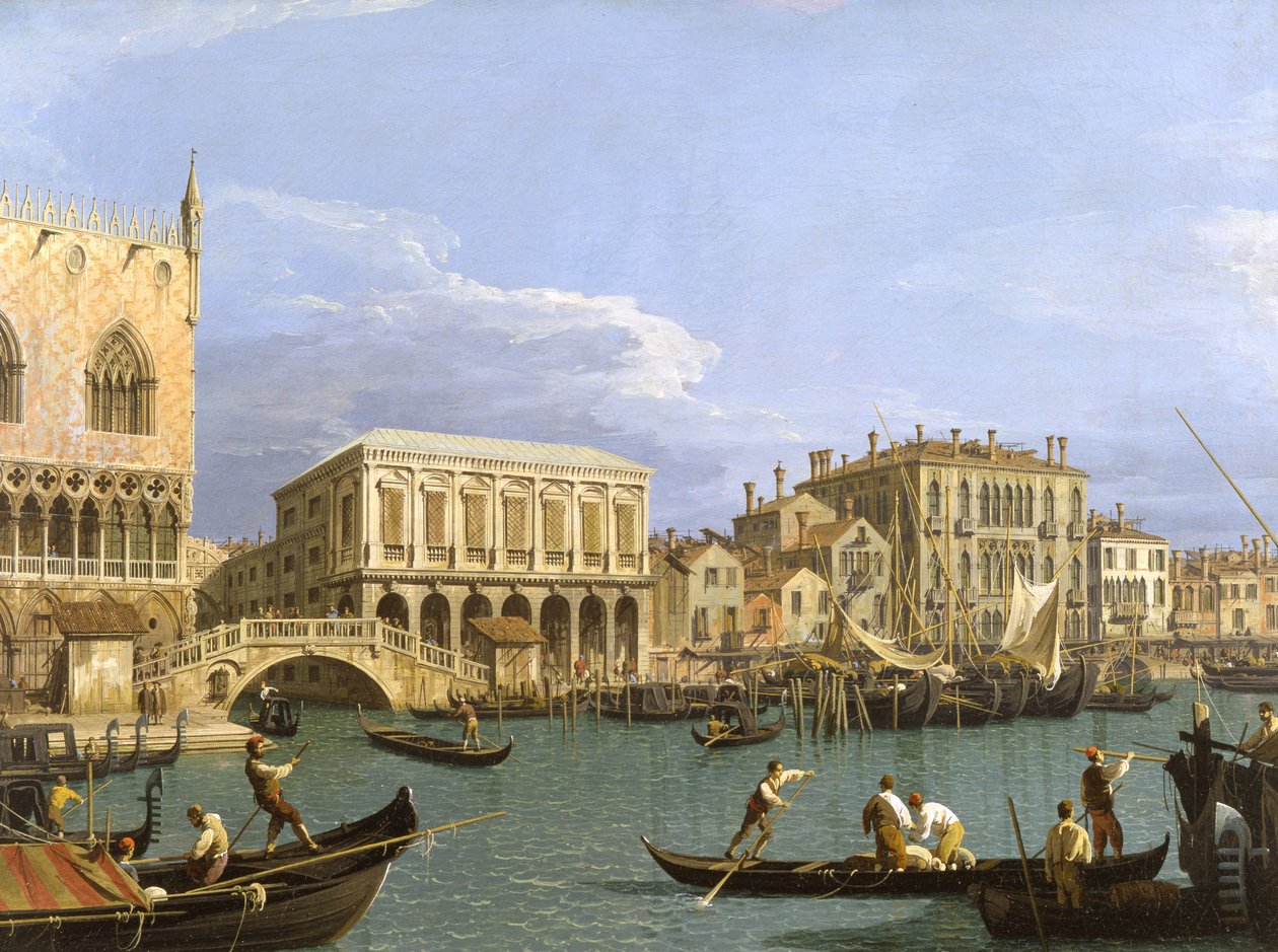 View of the Riva degli Schiavoni, Venice by (1697 1768) Canaletto