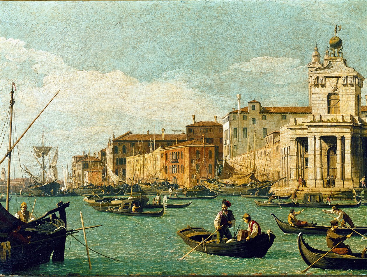 Punta della Dogana and Giudecca Canal, Venice by Canaletto