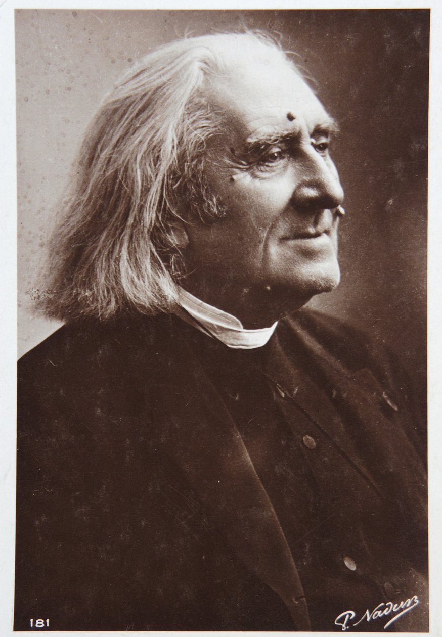 Music. The Hungarian Composer Franz Liszt by (1820-1910) Nadar