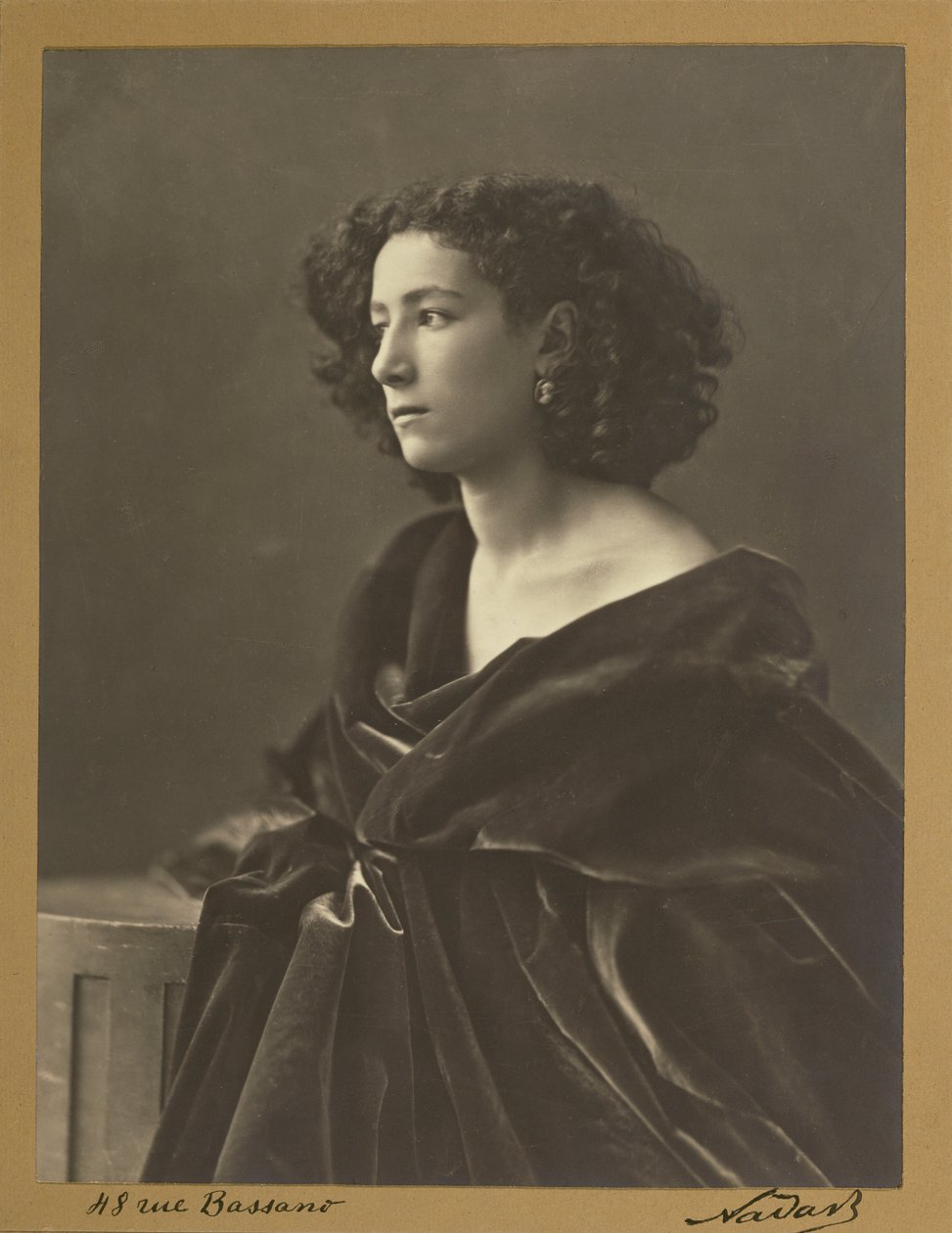 Portrait of Sarah Bernhardt in 1864 by Nadar by Nadar
