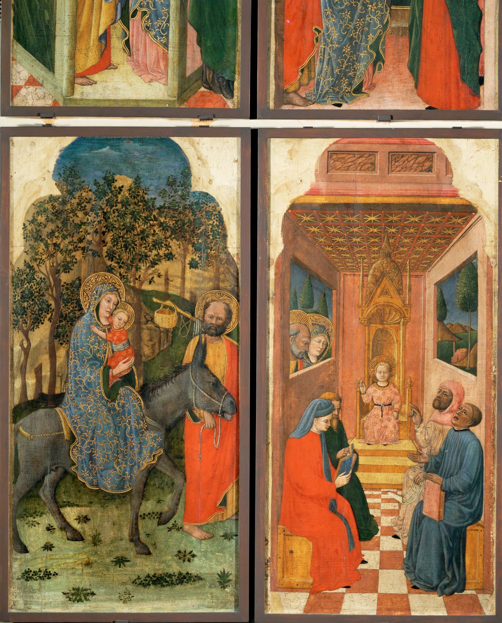 12 Scenes from the Life of the Virgin by (active c.1463-c.1490) Master of Wilten