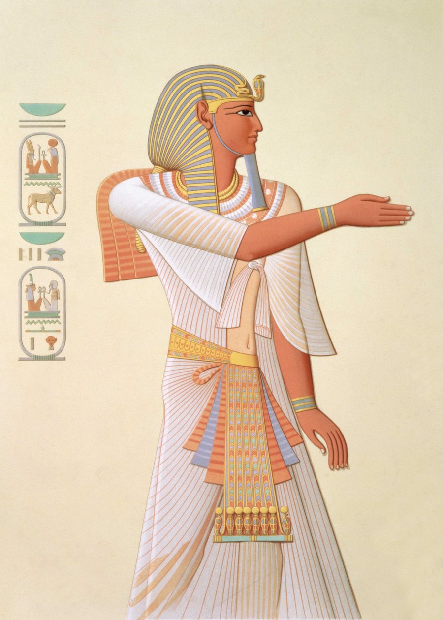 Portrait of Pharaoh Mienptah-Hotephimat by (after) French School