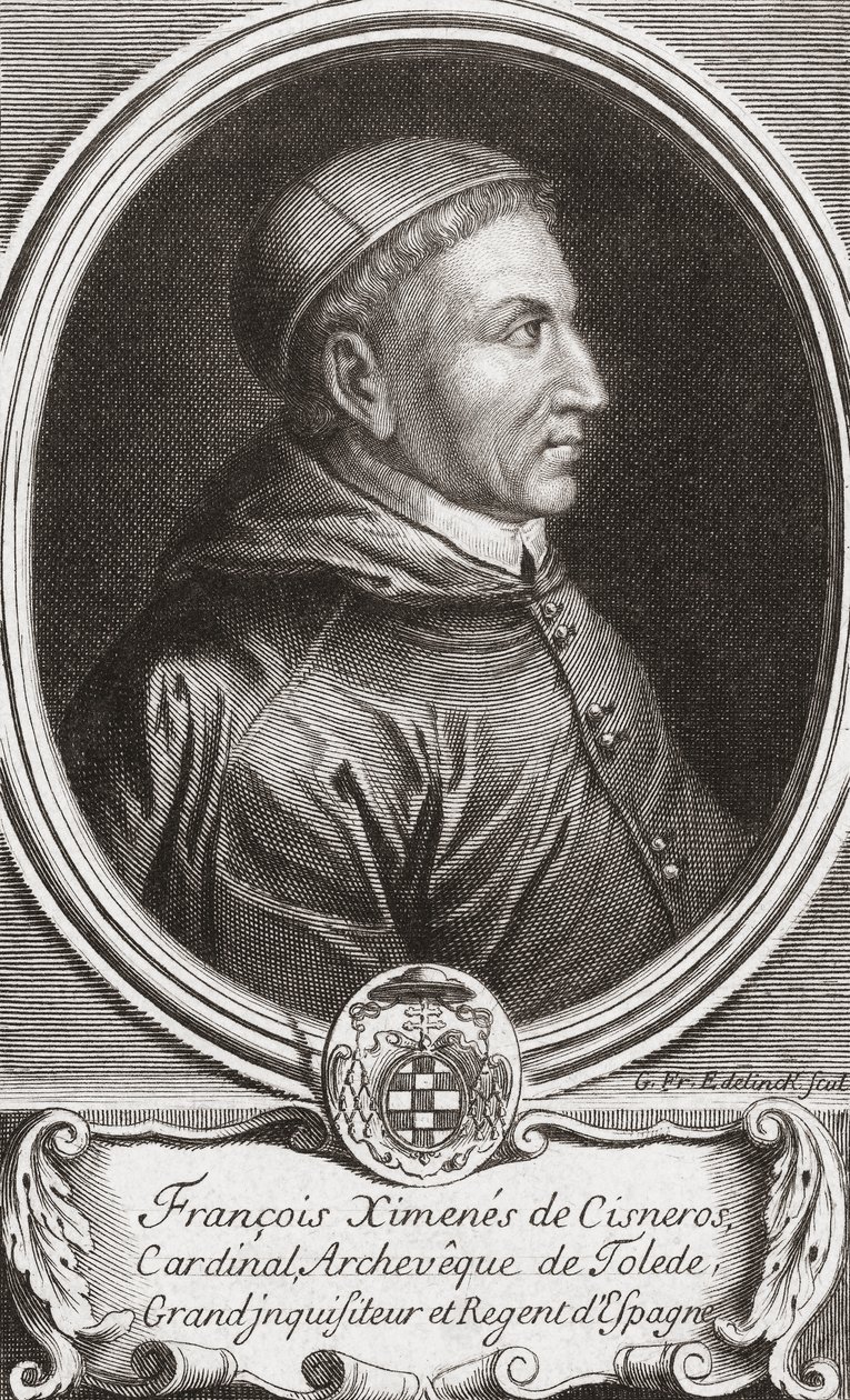 Francisco Jiménez de Cisneros. Portrait by (after) French School