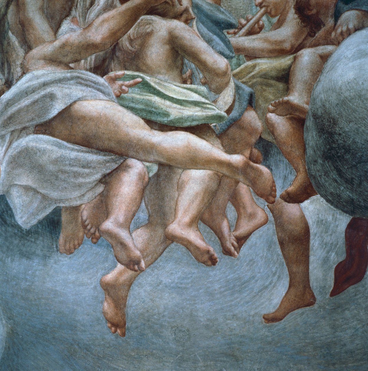 Angels (detail) by (c.1489 1534) Correggio