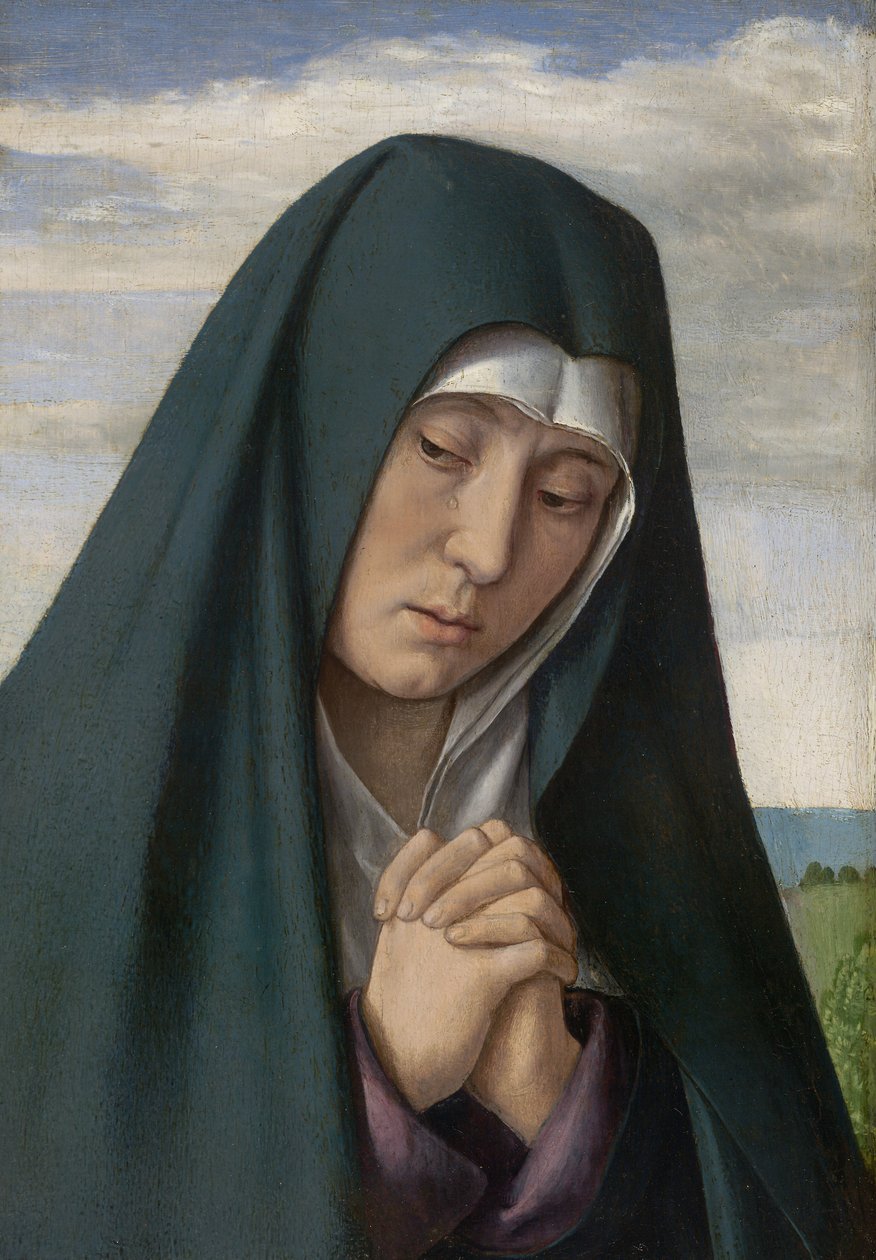 Fragment from Christ Carrying the Cross: Mourning Virgin by (fl.c.1483-c.1529) Master of Moulins