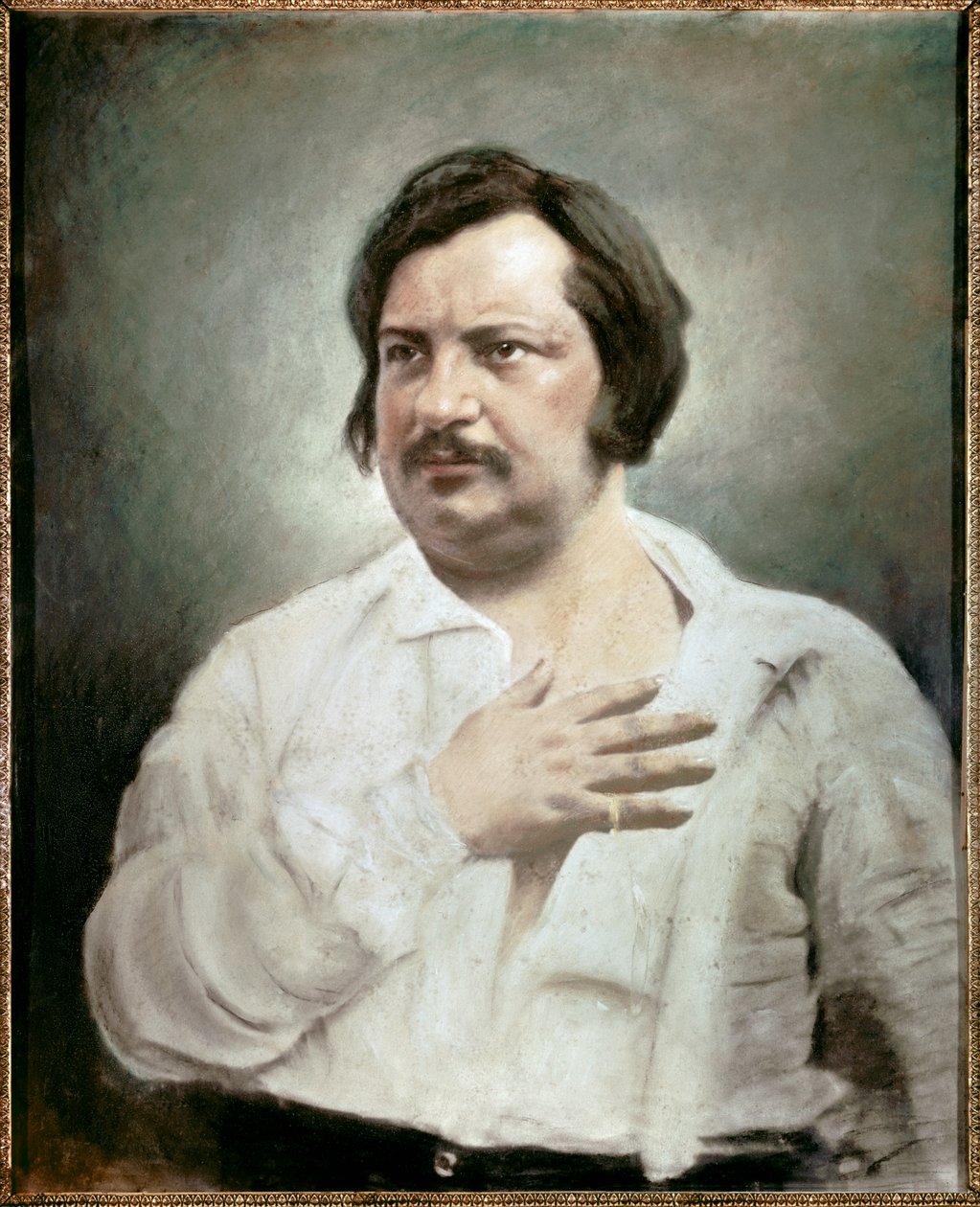 Portrait of Honore Balzac, French Writer by Nadar