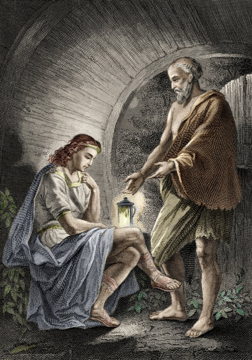 The Greek philosopher Diogenes of Sinope
