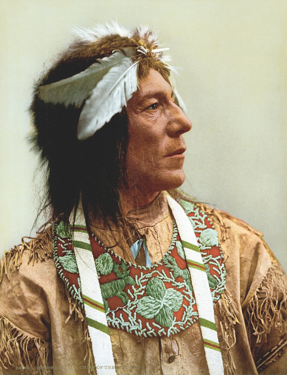 Obtossaway, an Ojibwa Chief by Unknown