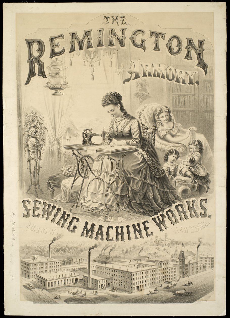 The Remington Armory, Sewing Machine Works, Ilion, New York by American School