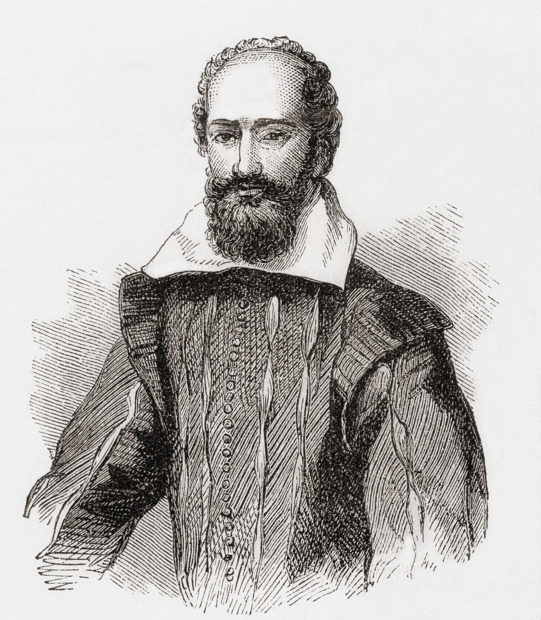 Maximilien de Bethune, 1st Duke of Sully, from Ward and Locks Illustrated History of the World by English School