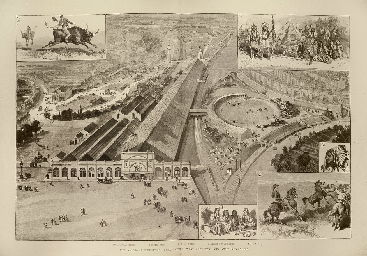 The American Exhibition, Earls Court, West Brompton and West Kensington by English School