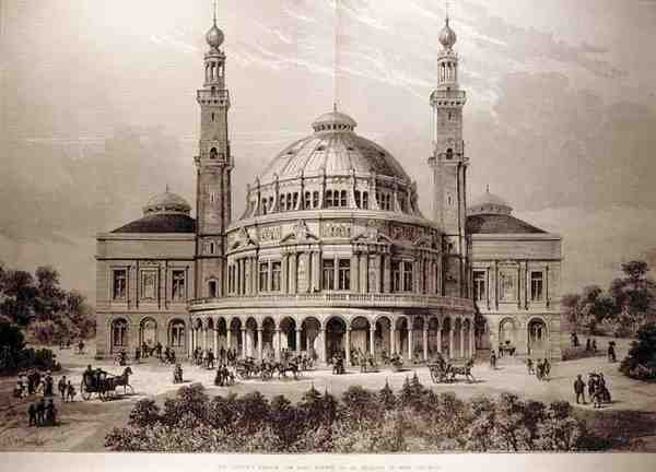 The Peoples Palace for East London, to be Erected in Mile End Road by English School
