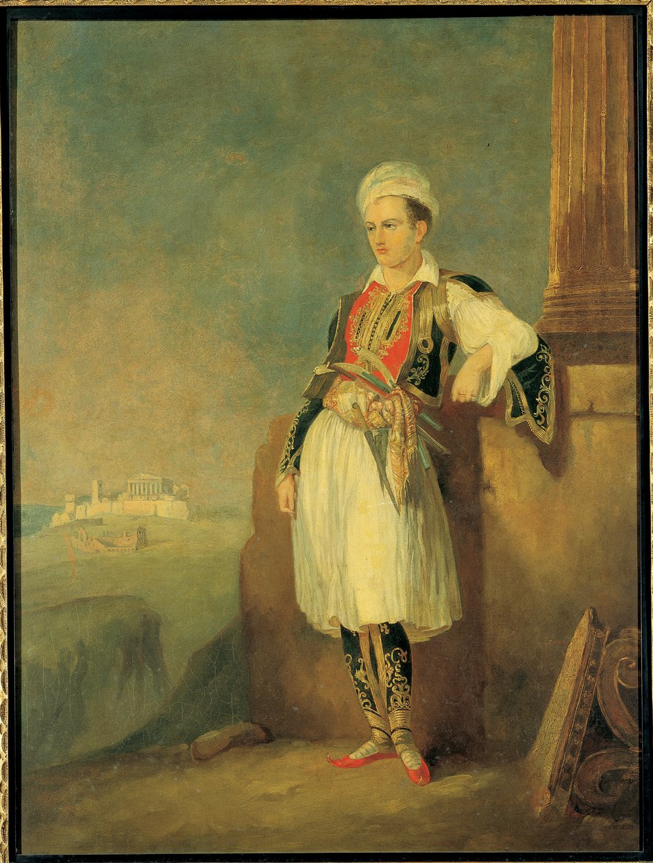 Portrait of the Poet Lord George Noel Byron by European School