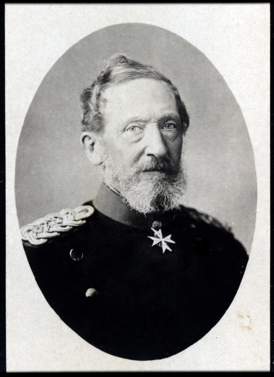 Portrait of Leonhard Graf von Blumenthal, Prussian Field Marshal by French Photographer
