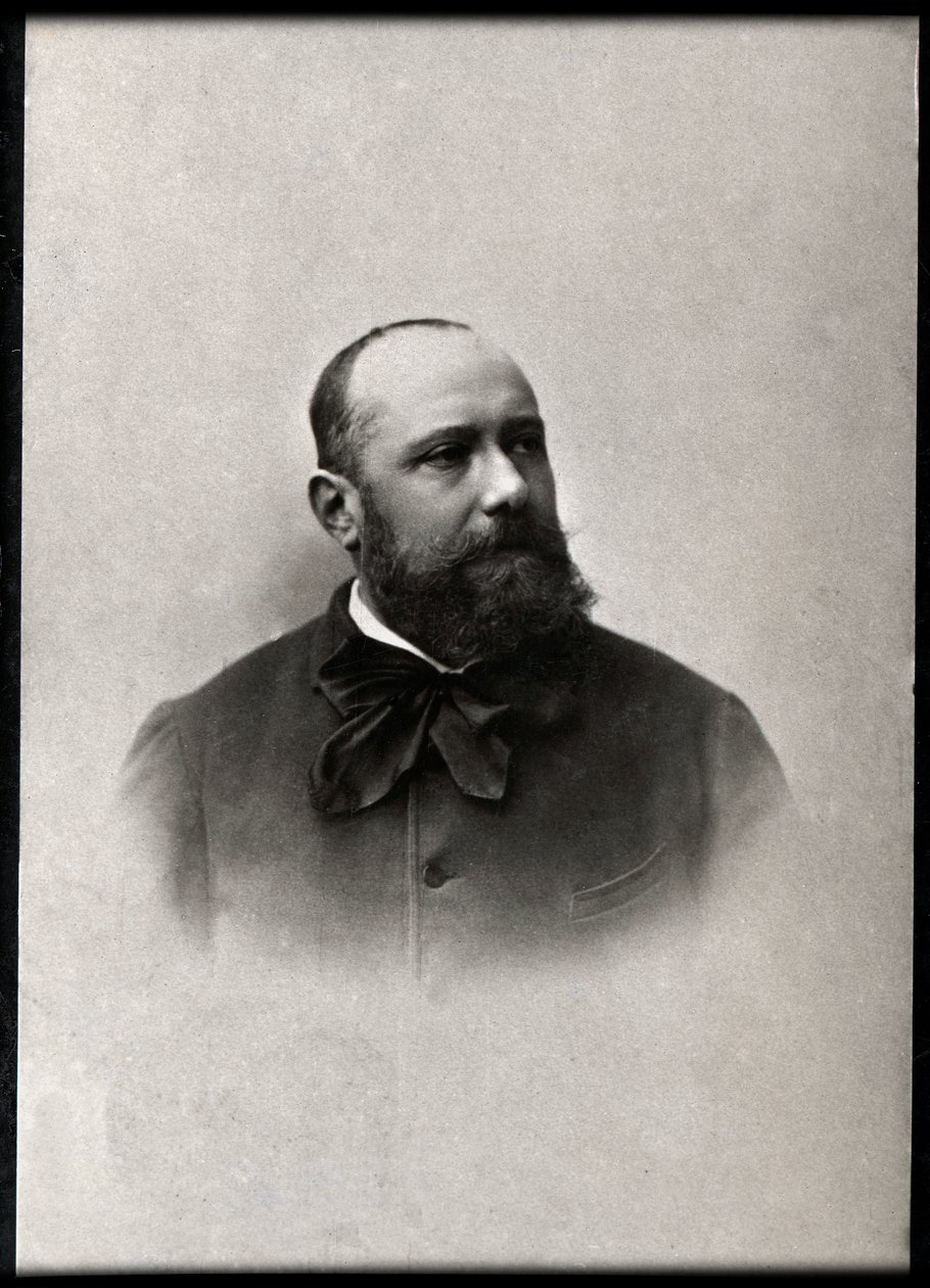 Portrait of Paul Armand Silvestre by French Photographer