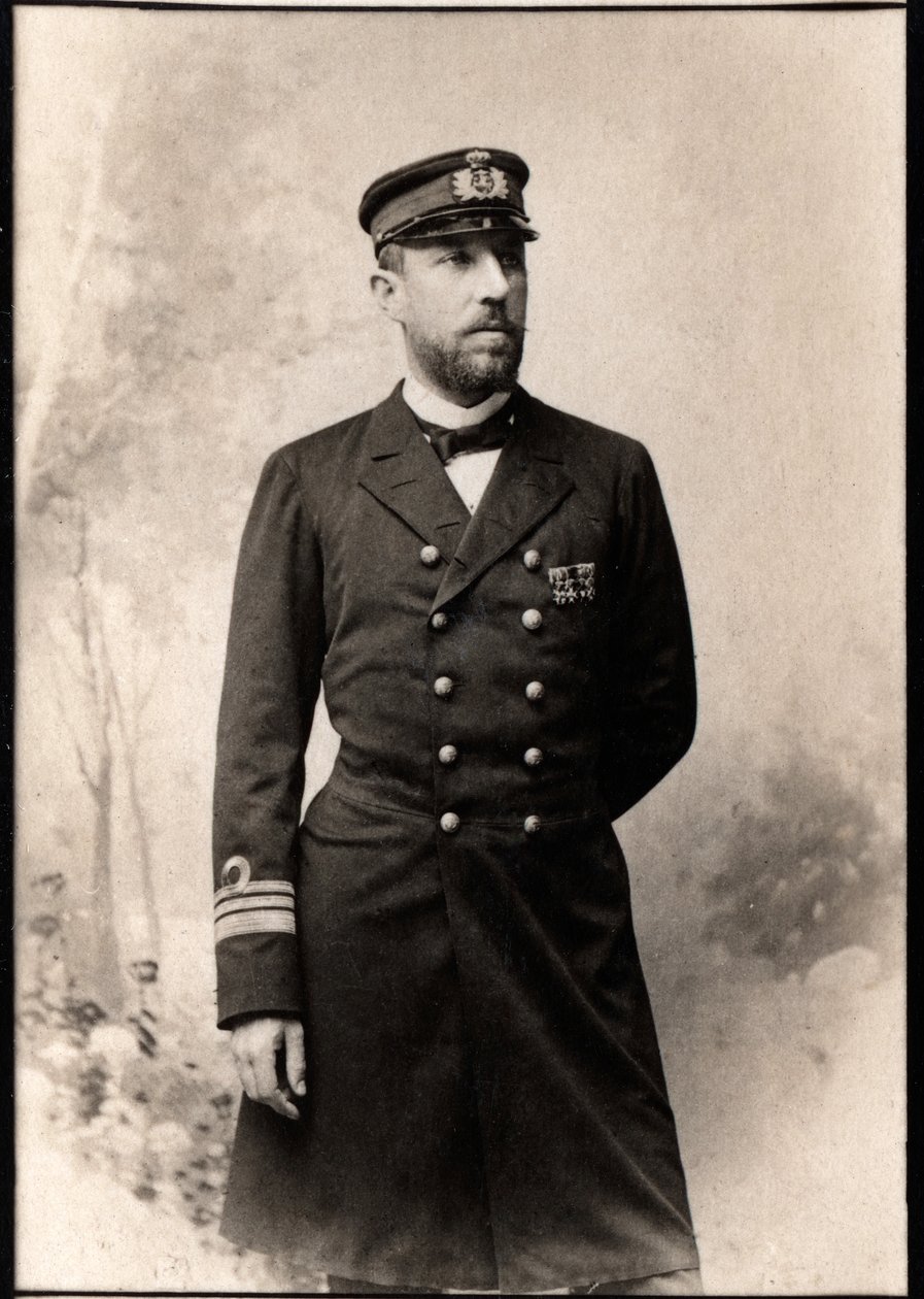 Portrait of Prince Oscar Bernadotte of Sweden (1859-1953) by French Photographer