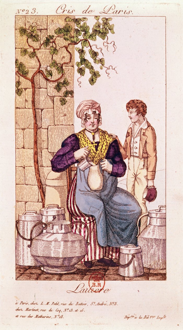 Milkmaid by French School