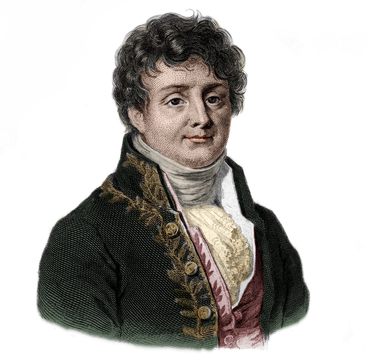 Portrait of Joseph Fourier, French mathematician and physicist by French School