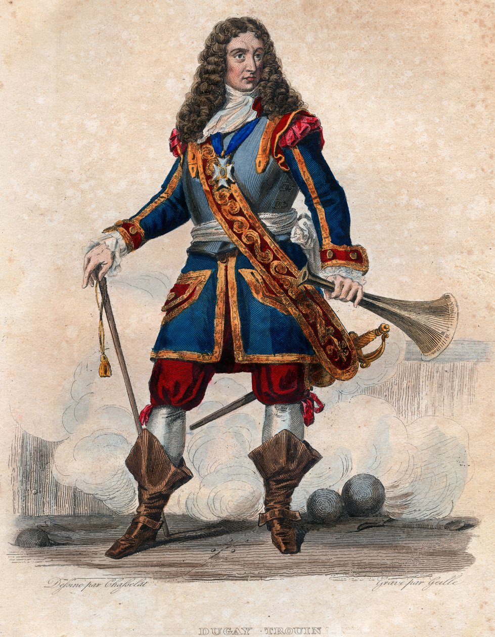 Portrait of Rene Duguay Trouin (Rene Trouin du Gue called) (1673-1736), French corsair by French School