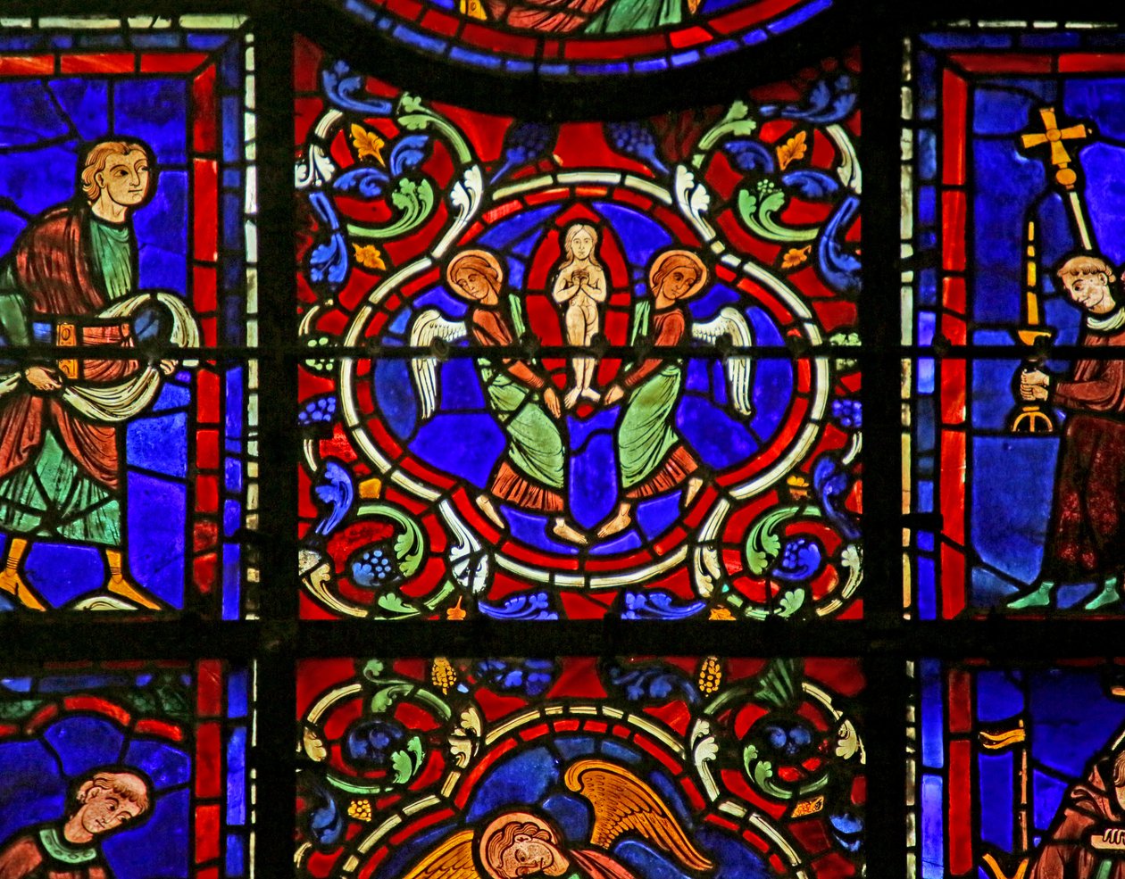 Scene from the Life of St. Martin, Chartres Cathedral by French School