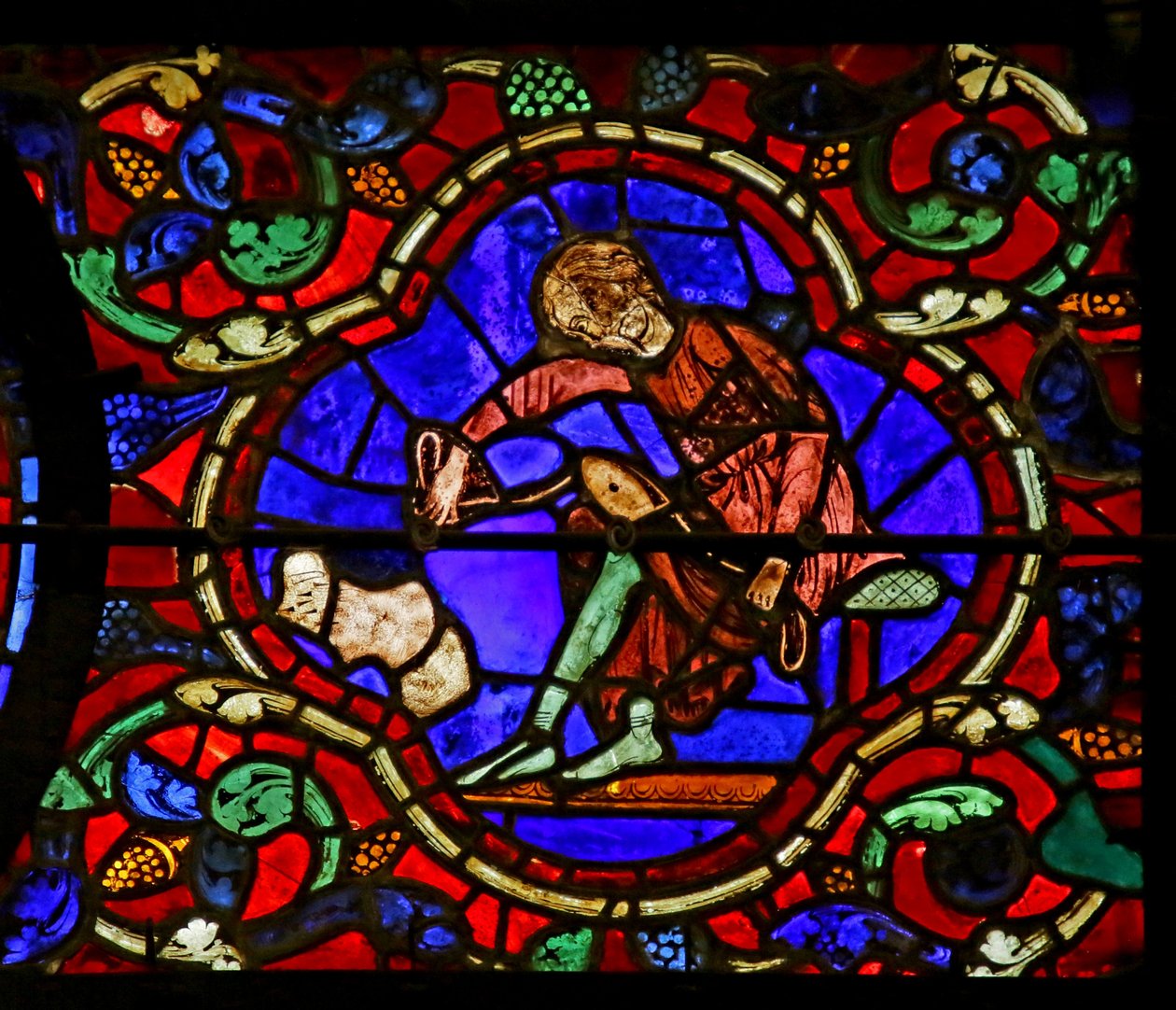 Scene from the Life of St. Martin, Chartres Cathedral by French School