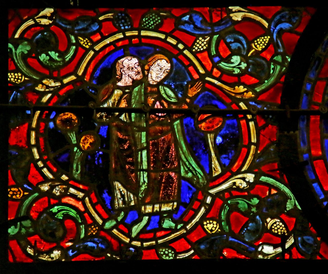 Watching the Consecration, Scene from the Life of St. Martin, Chartres Cathedral by French School