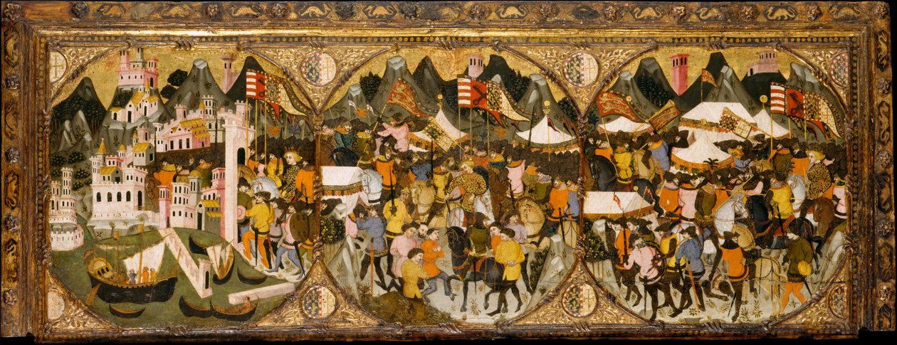 The Conquest of Naples, 1381-82 by Italian School