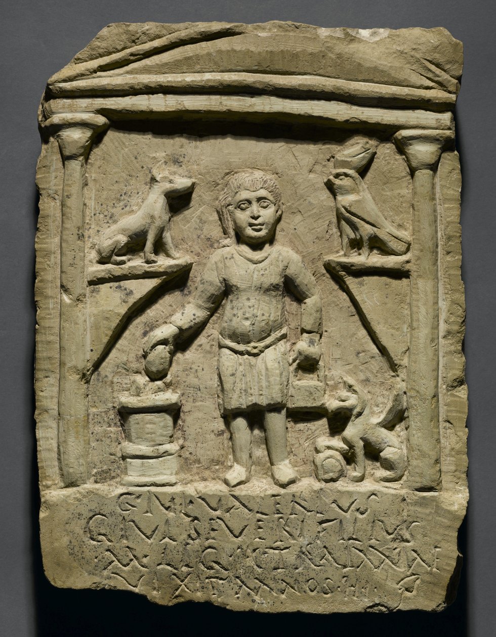 Funerary stela of C. Julius Valerius by Roman
