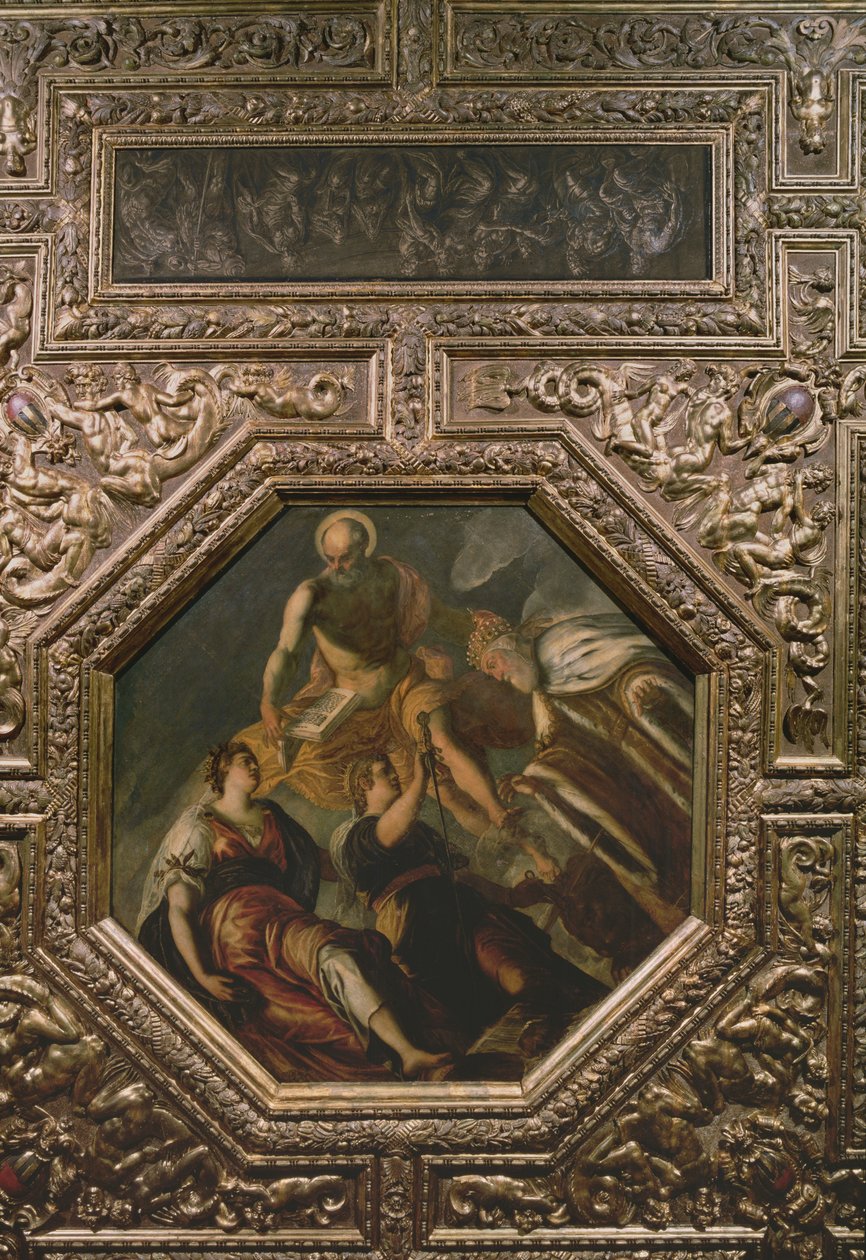 Doge G. Priuli Receiving Justice, 1567 by Tintoretto