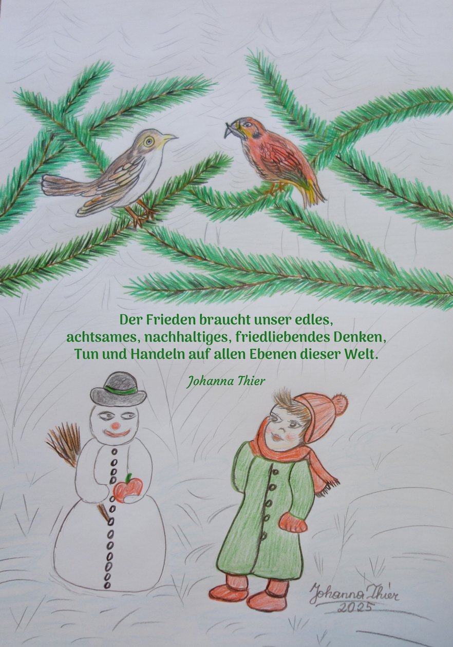 Calm, Silence, Peace, Joy by Johanna Thier