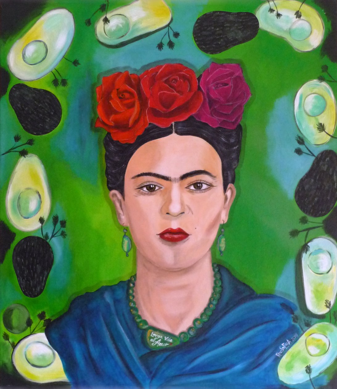 Frida Kahlo Variant by Roosalina