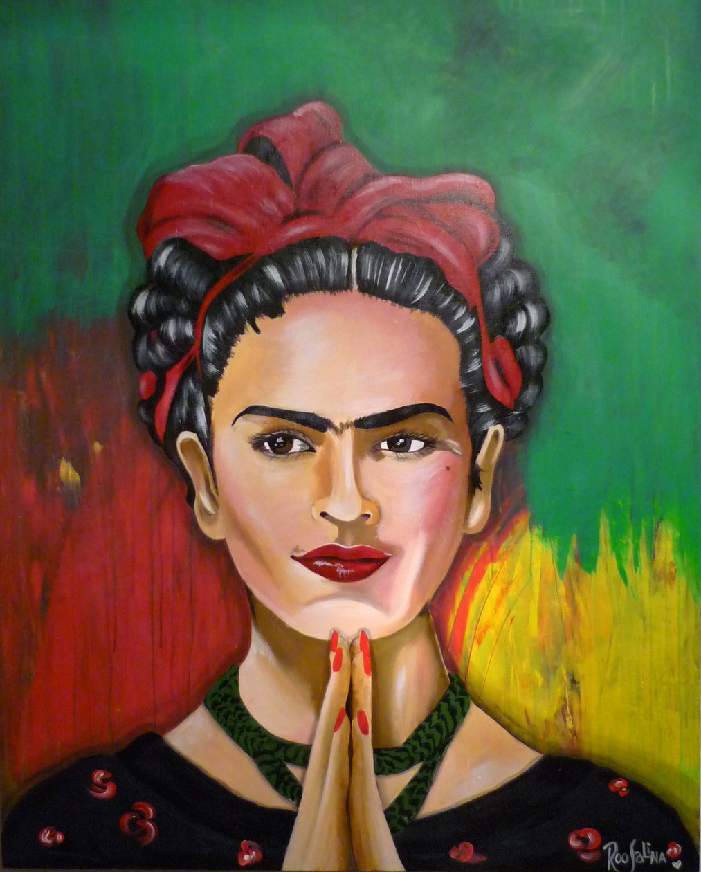 Frida Kahlo Variant VIVA by Roosalina