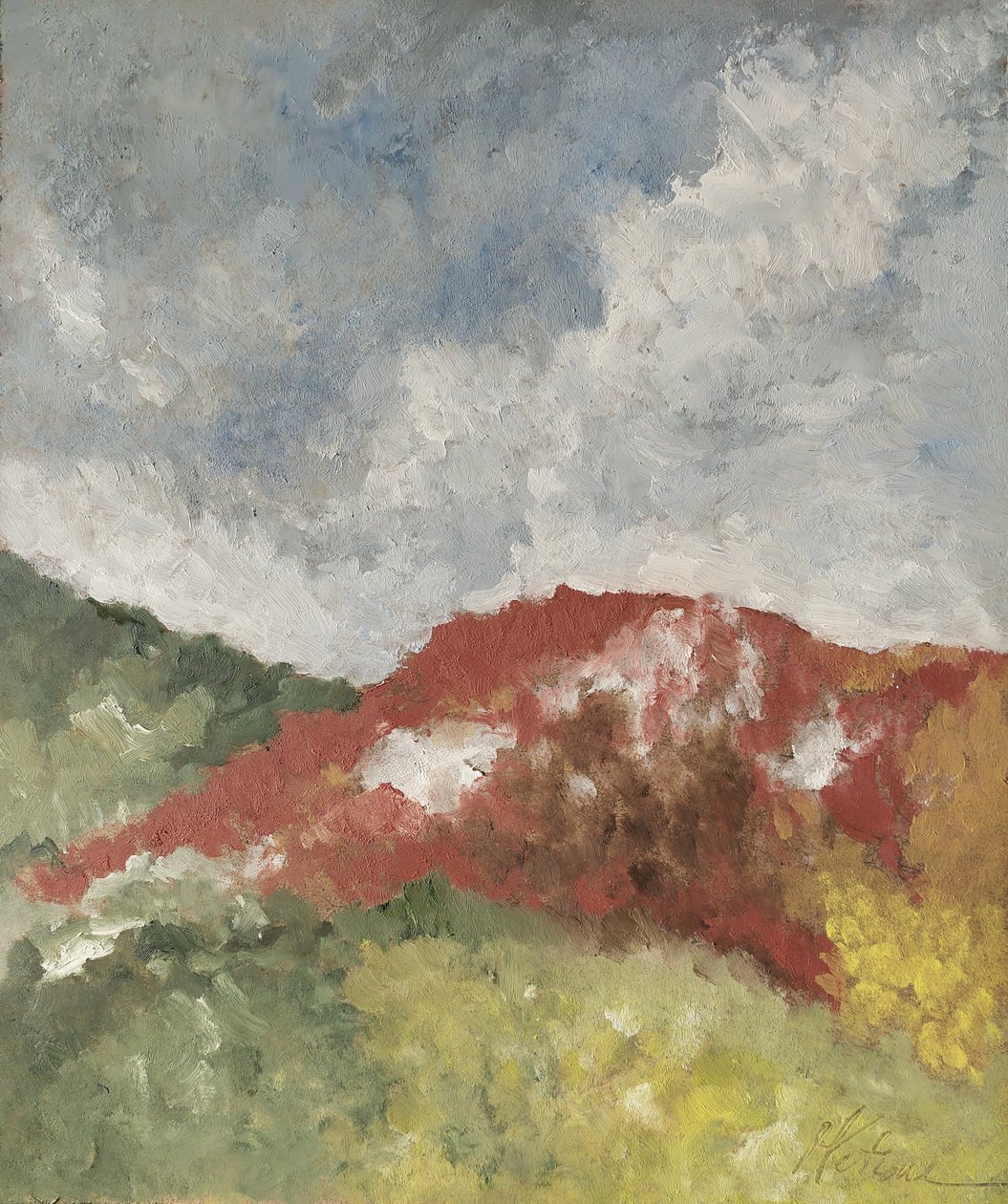 Collina rossa  by M. Vet