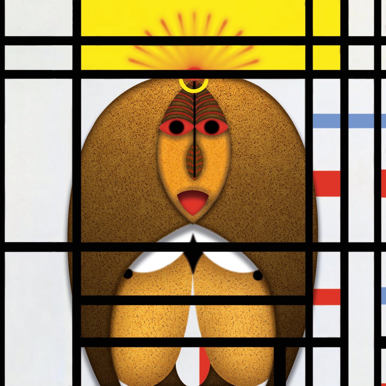 Lockdown (IX) - (aus der Serie Animal Rationale) by Alexander Eibach