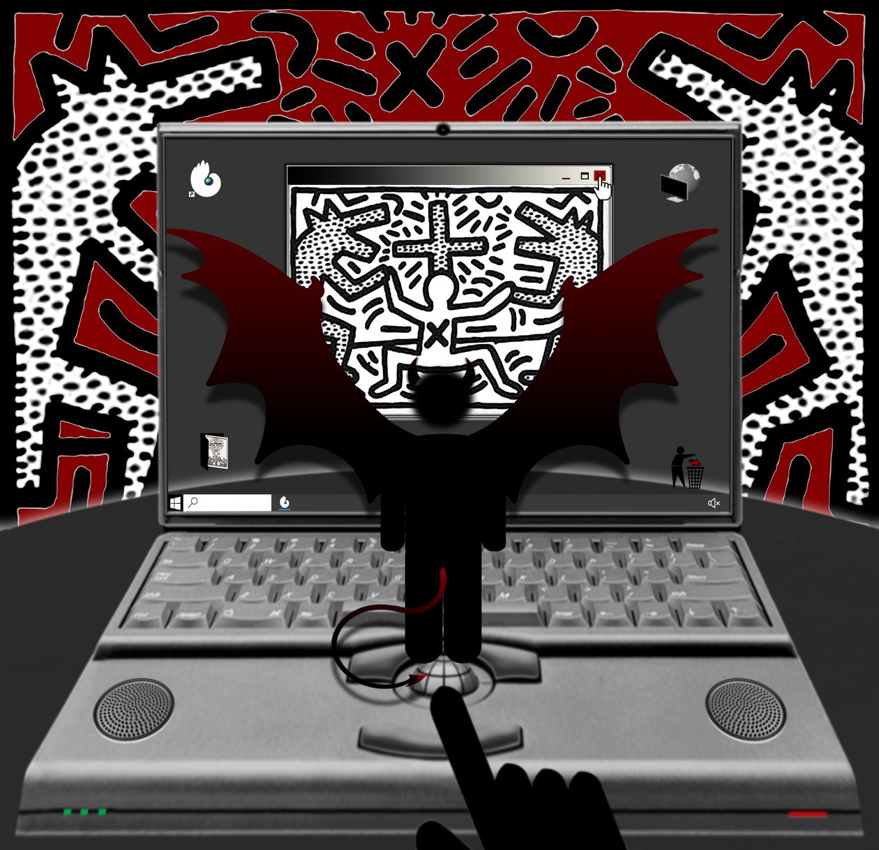 Der Antichrist (IV) - die Meute (aus der Serie: Windows) by Alexander Eibach
