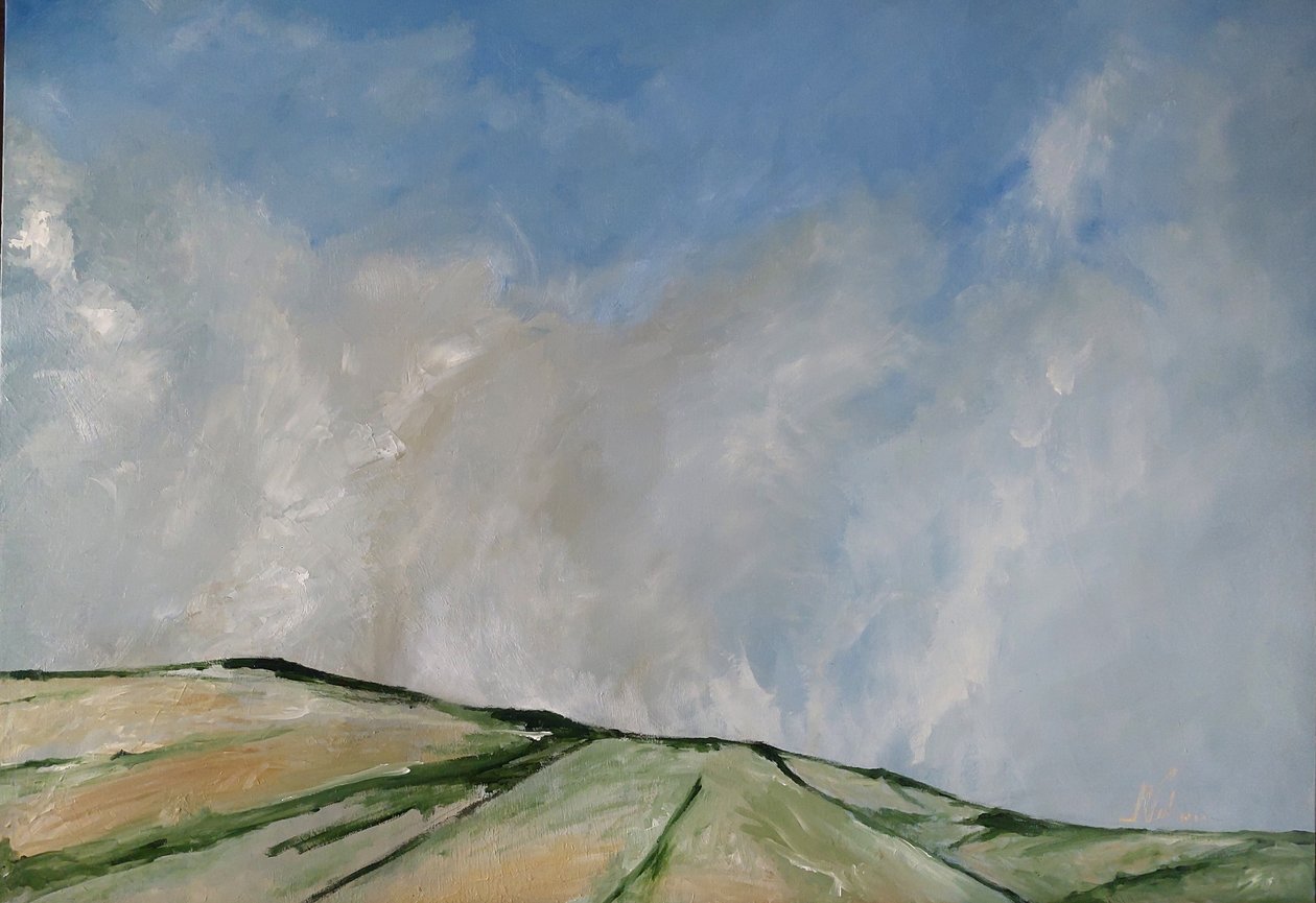 Vento e nuvole in collina by M. Vet