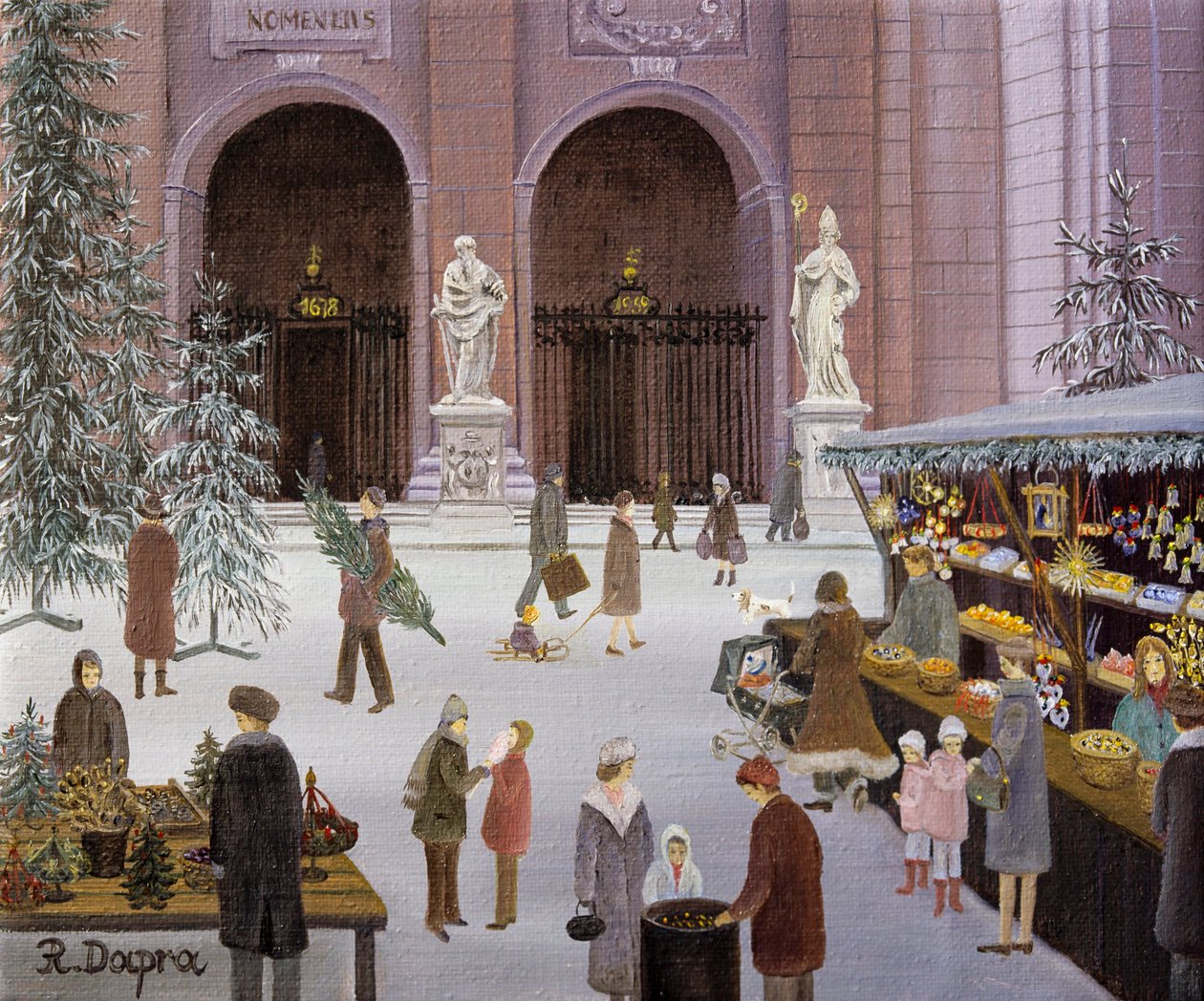 Christmas Market at Cathedral Square by Regine Dapra