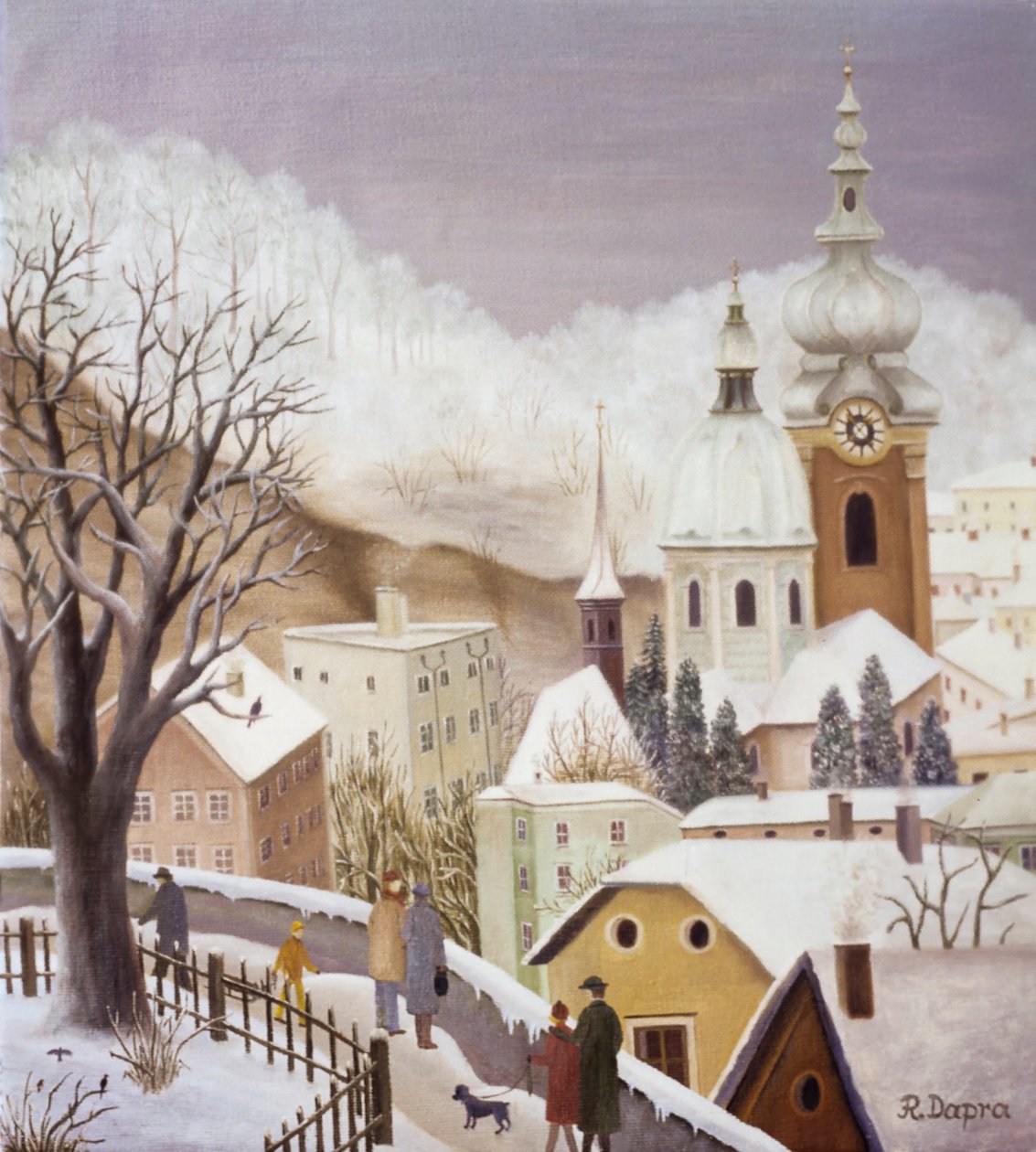 Fortress Alley in Winter by Regine Dapra