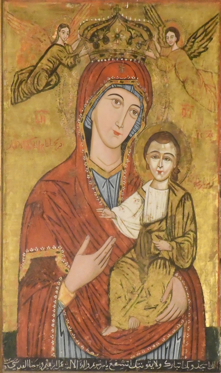 The famous St Mary icon present in many churches. by Albert Mansour