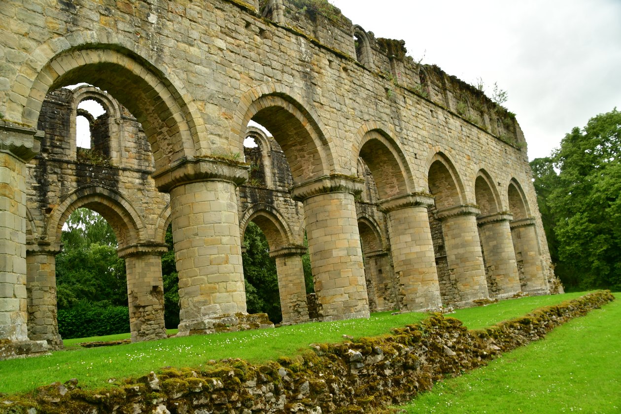 Buildwas Abbey, a medieval Cistercian monastery in Shropshire, England by Albert Mansour