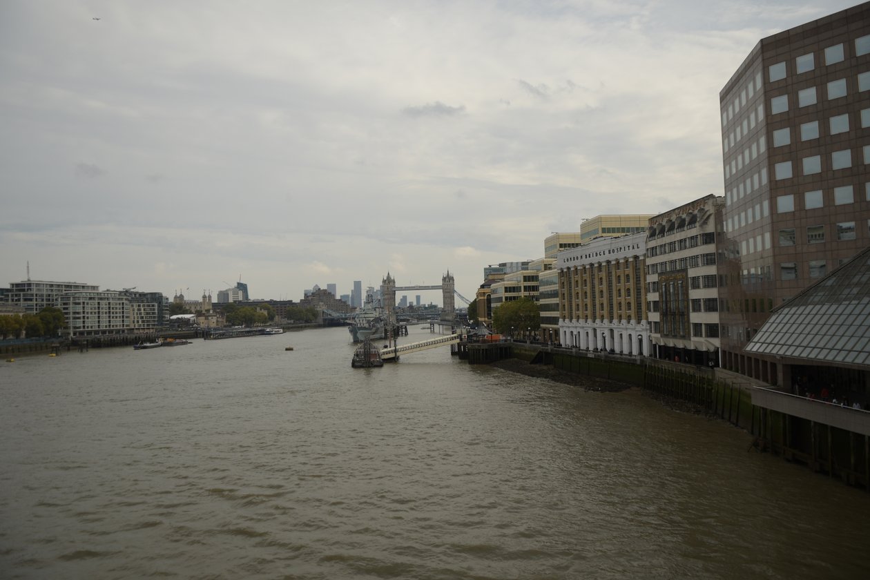 London Bridge Over the River Thames in the Heart of London by Albert Mansour