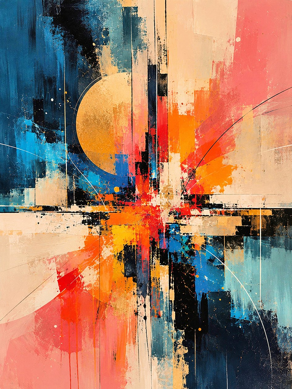 Collision of Light and Colors by Nomi Morina