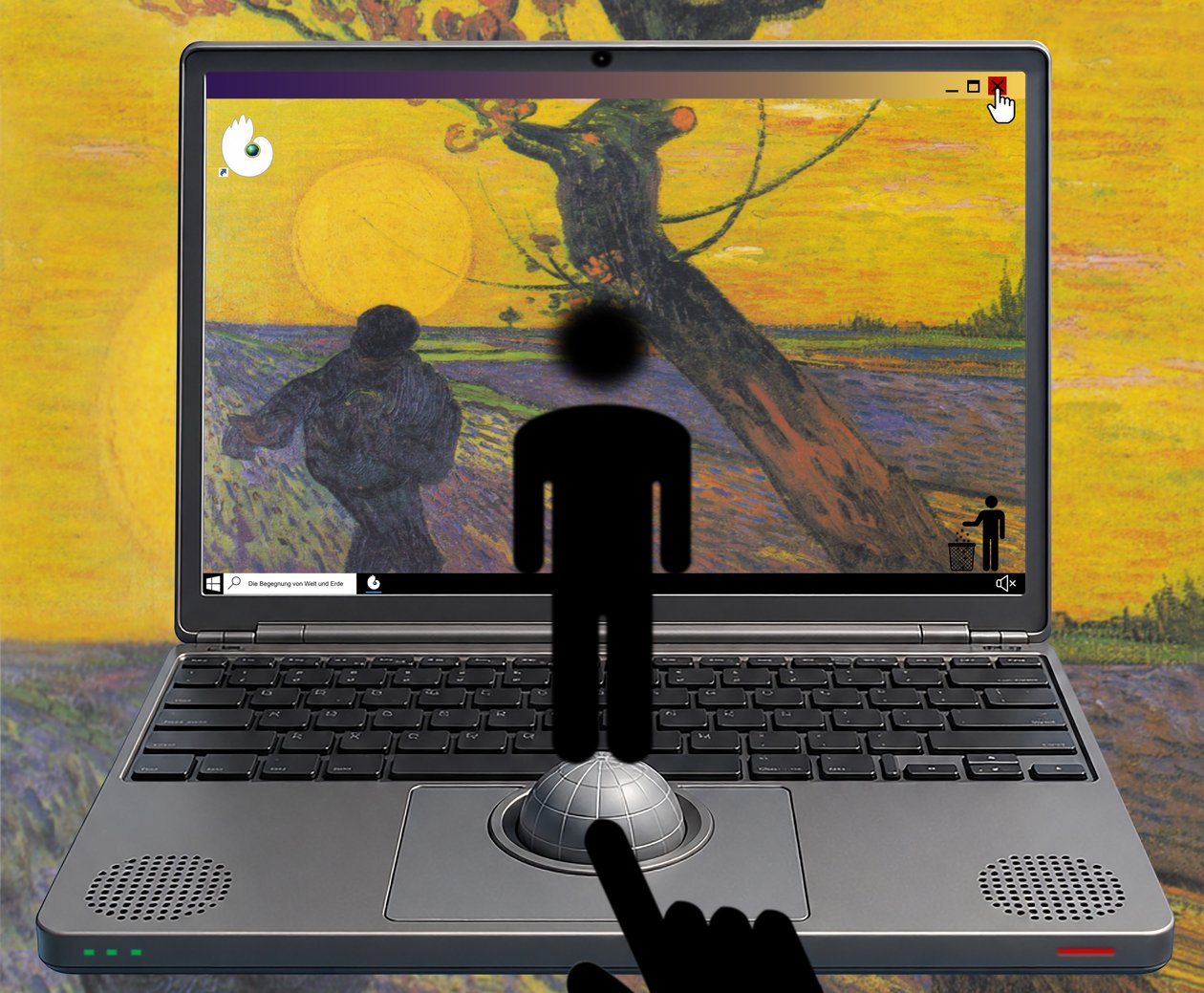 The Encounter of World and Earth (from the Windows series) by Alexander Eibach