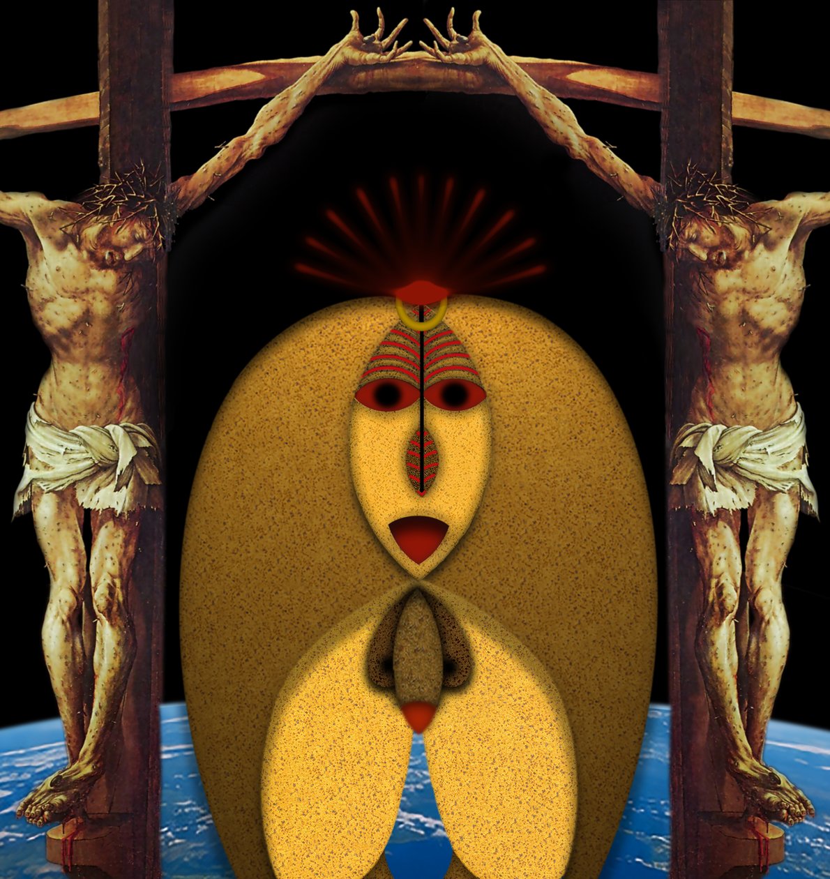 Ecce Homo (I) (the historical animal and the historical human) by Alexander Eibach