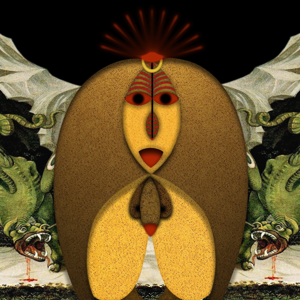 Fear and Terror (I) (from the series The Historical Animal) by Alexander Eibach
