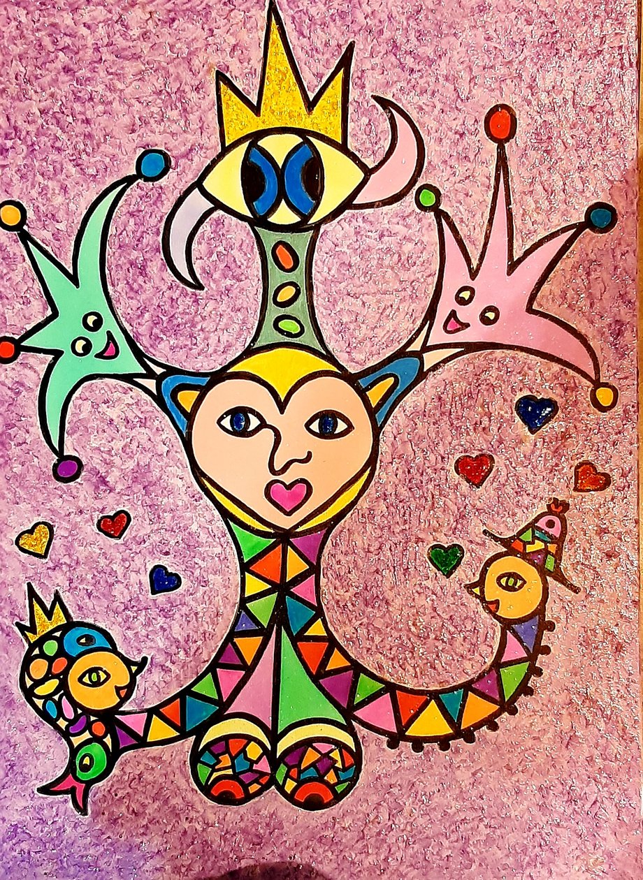 The Heart That Contemplates Itself by Steffi_Seiler_Art