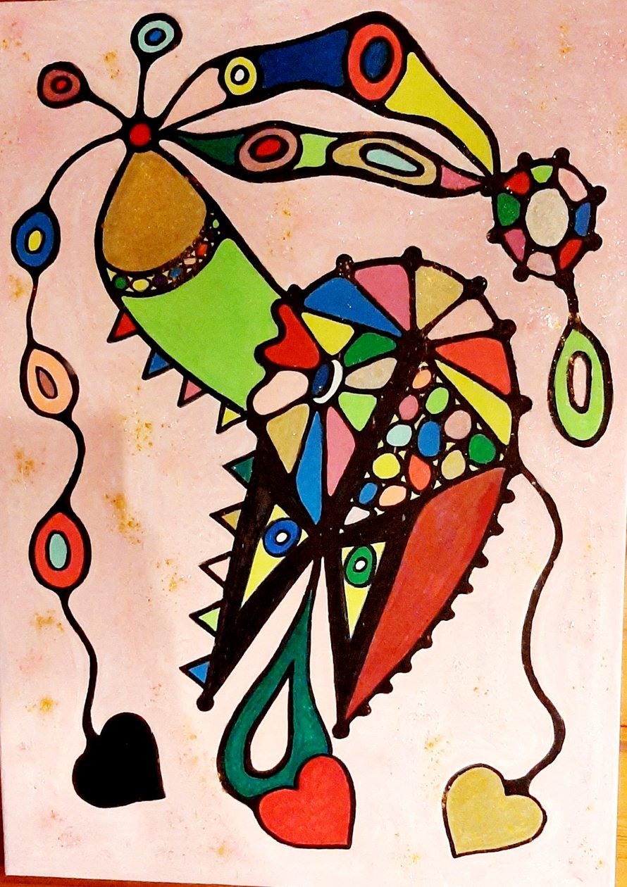 Endoplasmic reticulum by Steffi_Seiler_Art
